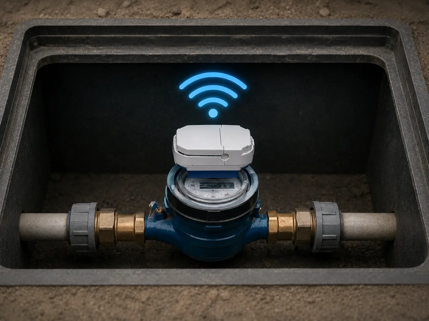 Medidor de agua preparado para comunicación LoRaWAN